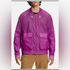 NWOT The North Face Men’s Translucent Purple Cactus Flower Windbreaker size XL